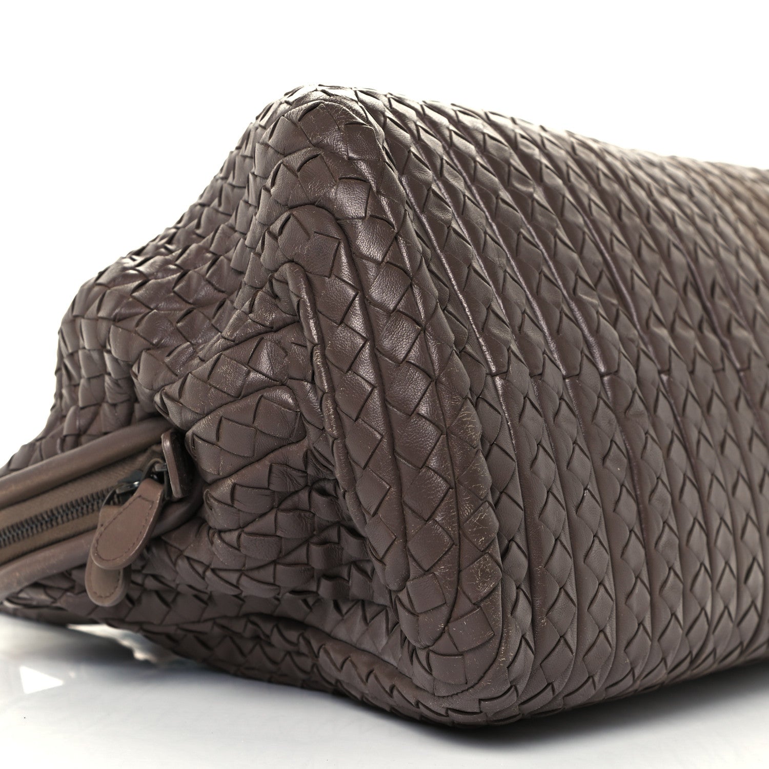 Bottega Veneta Nappa Intrecciato New Bond Satchel Ebano 9 of 11