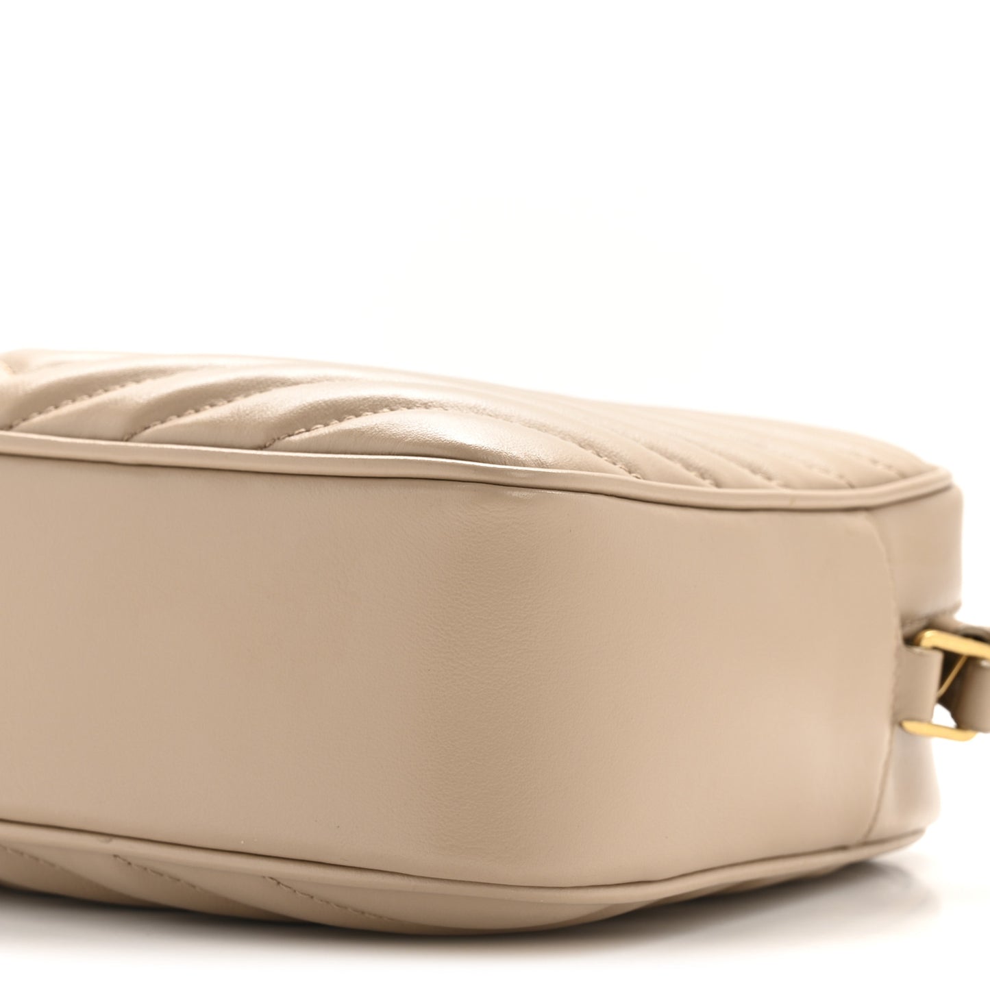 Calfskin Matelasse Monogram Lou Camera Bag Dark Beige