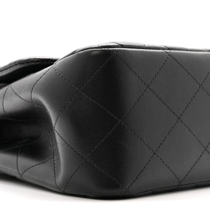 Chanel Lambskin Quilted Jumbo Double Flap Black 9 of 14