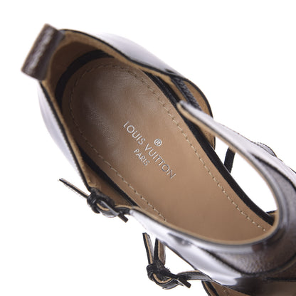 Louis Vuitton Monogram Headline Pumps 37 Black 6 of 9