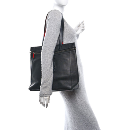 Christian Louboutin Empire Calfskin Studded Cabado Backpack Tote Black 2 of 9