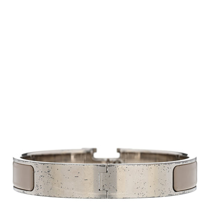 Hermes Enamel Narrow Clic Clac H Bracelet GM Marron Glace 3 of 4