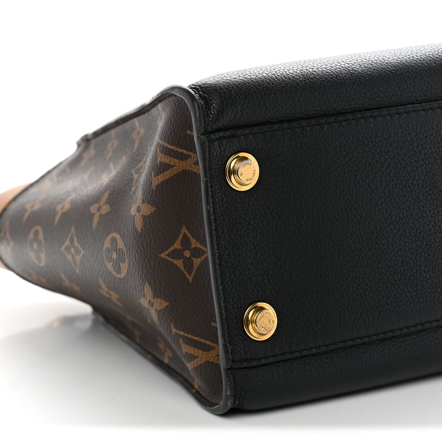 Calfskin Monogram On My Side Black