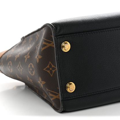 Louis Vuitton Calfskin Monogram On My Side Black 8 of 9