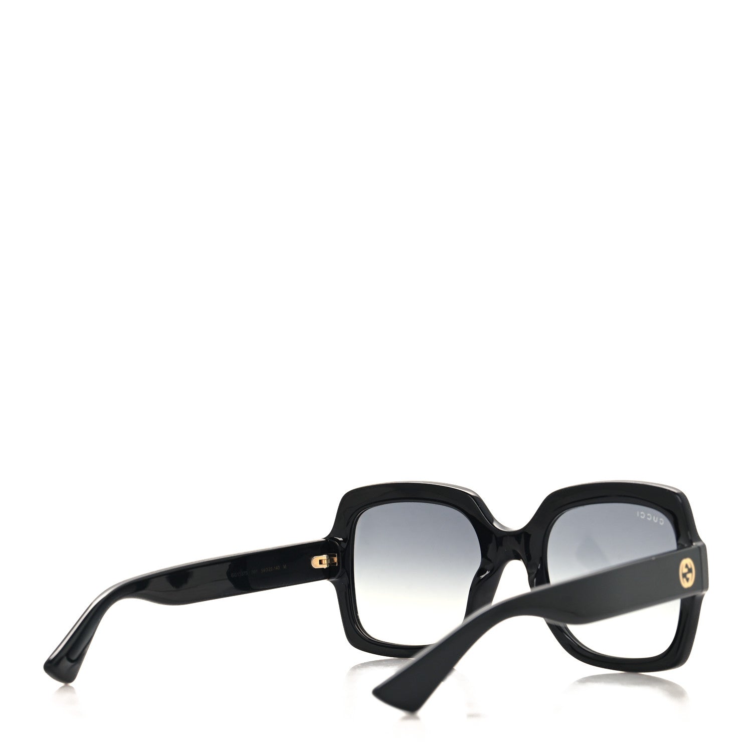 Gucci Acetate Square Frame Sunglasses GG1337S Black 4 of 7