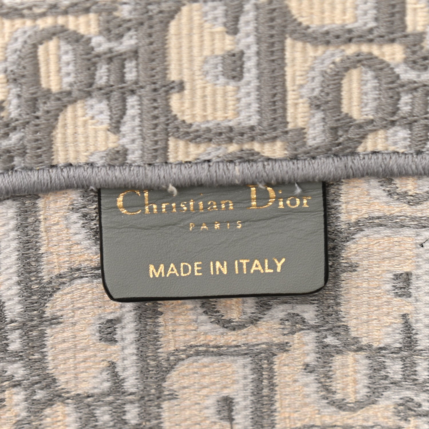 Christian Dior Oblique Medium Book Tote Grey 6 of 12