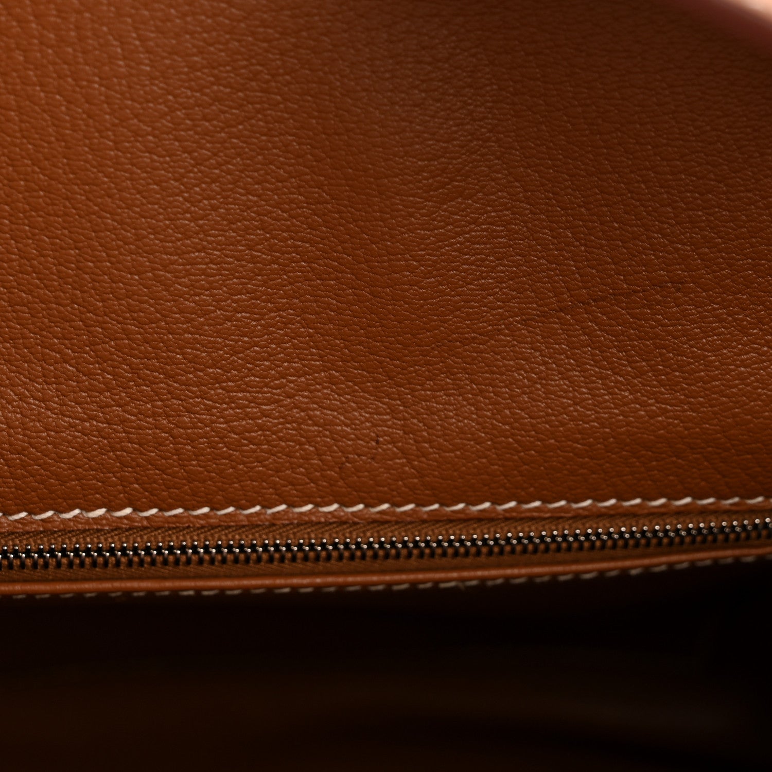 Hermes Taurillon Clemence Birkin 35 Gold 11 of 15