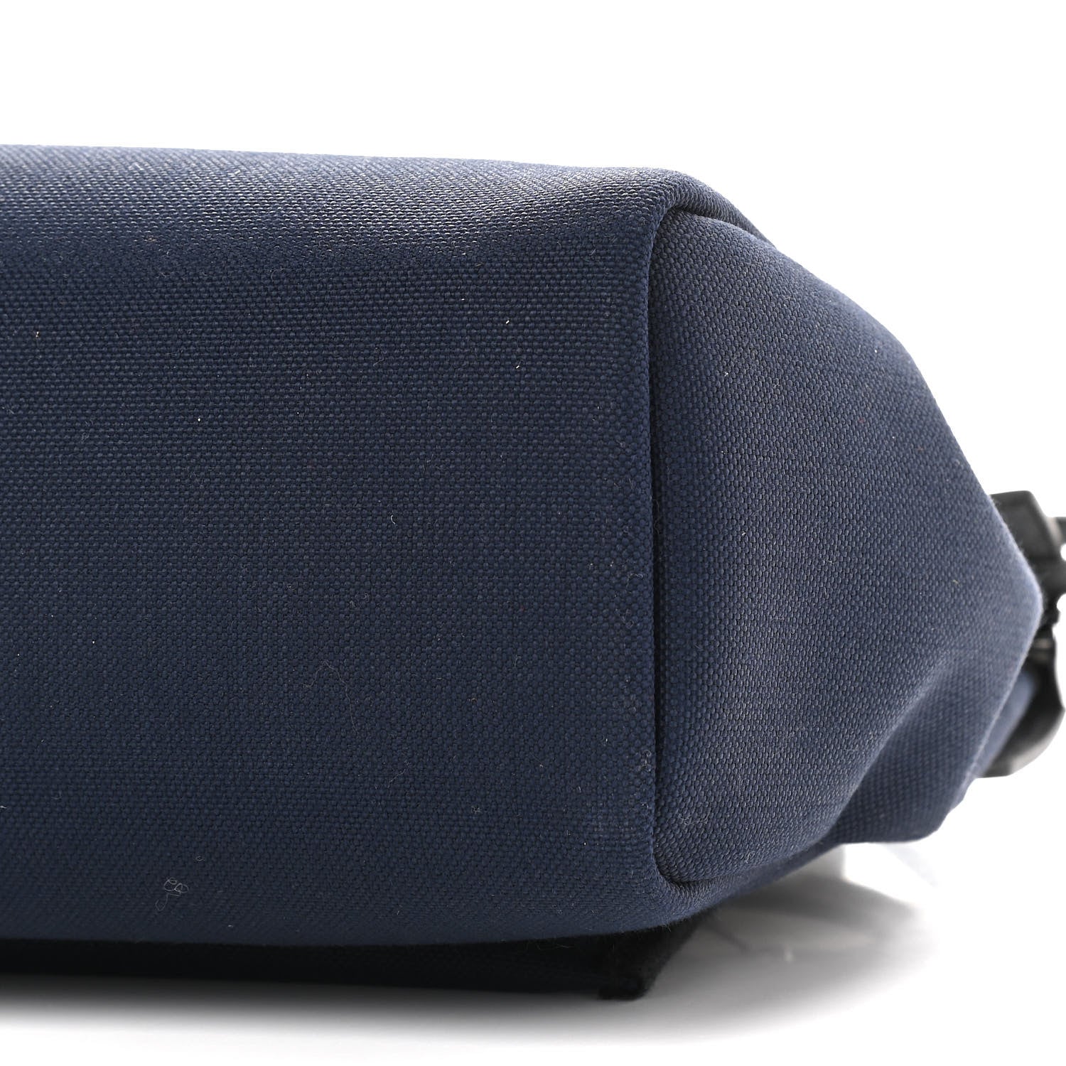 Hermes Military Toile Vache Hunter Herbag Zip Retourne 31 PM Bleu Marine Black 11 of 11