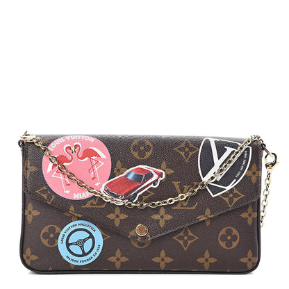 Louis Vuitton Monogram World Tour Pochette Felicie 1 of 9