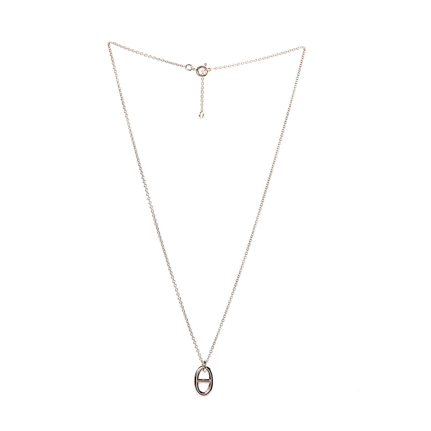 Hermes 18K Rose Gold PM Farandole Pendant Necklace 3 of 7