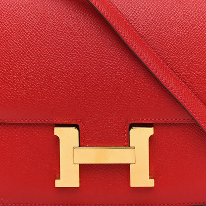 Hermes Epsom Constance 18 Rouge Vif 8 of 10
