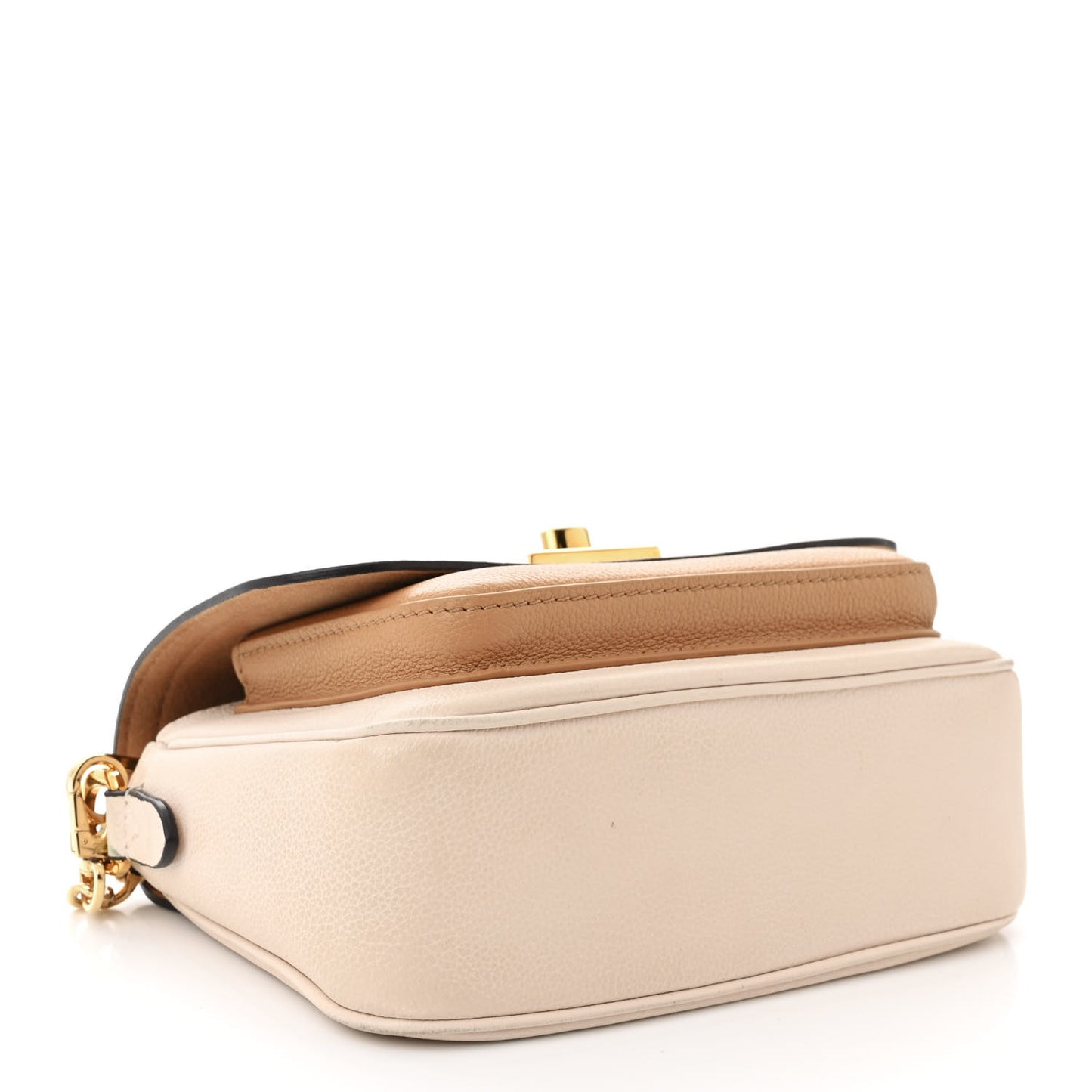 Grained Calfskin Lockme Tender Quartz
