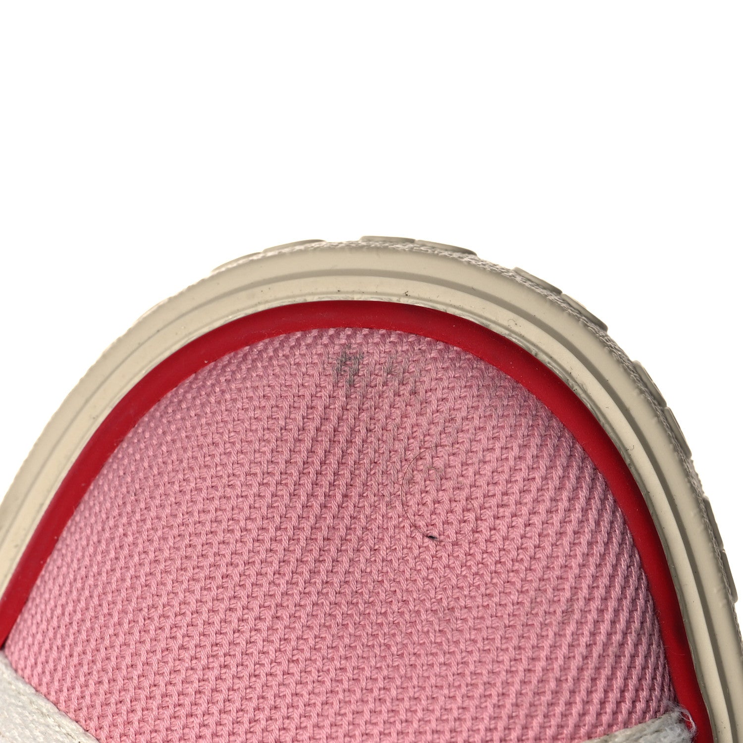 Gucci Canvas Web Womens 1977 Tennis Sneakers 40.5 Wild Rose Mystic White 8 of 11