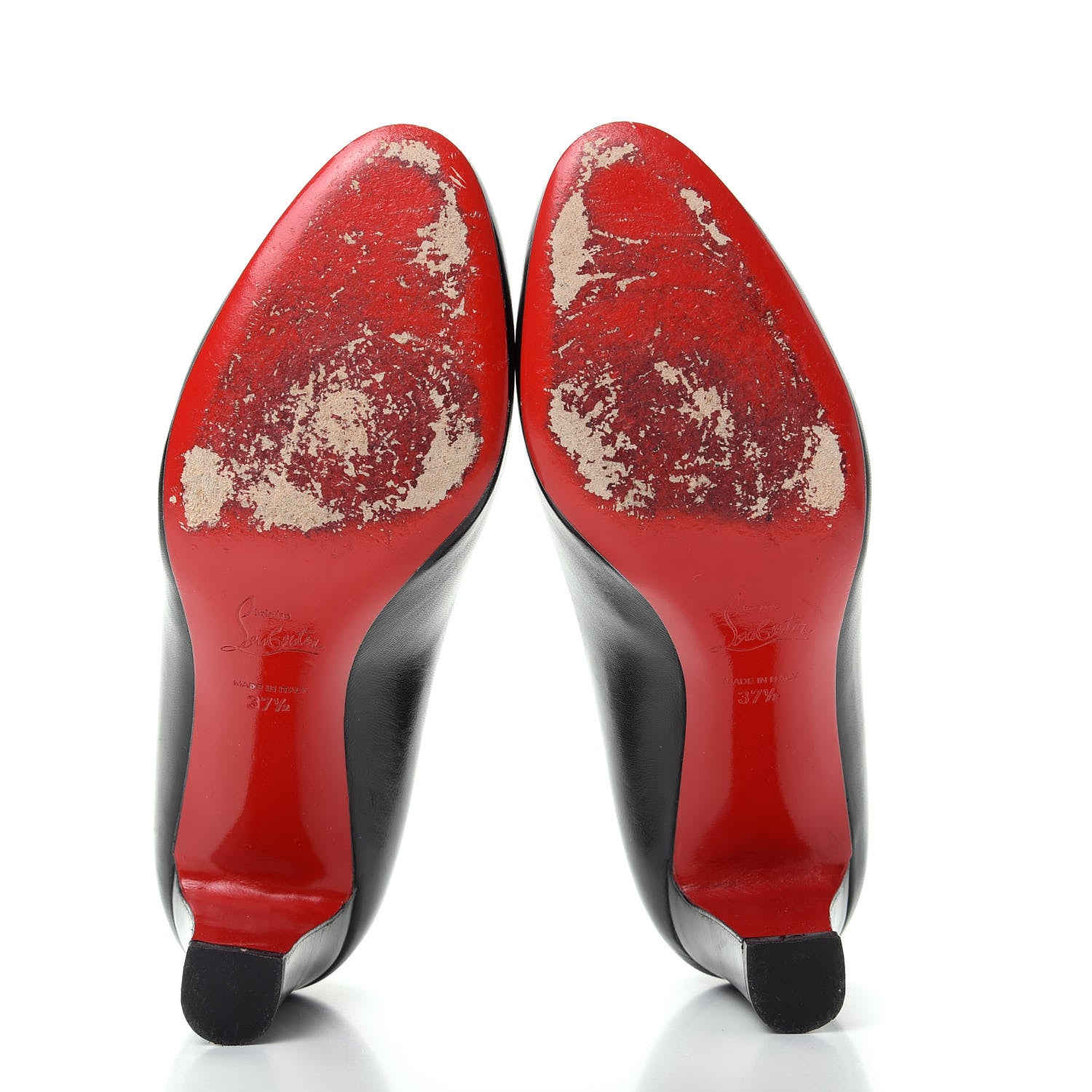 Christian Louboutin Shiny Nappa Cadrilla 70 Pumps 37.5 Black 6 of 9