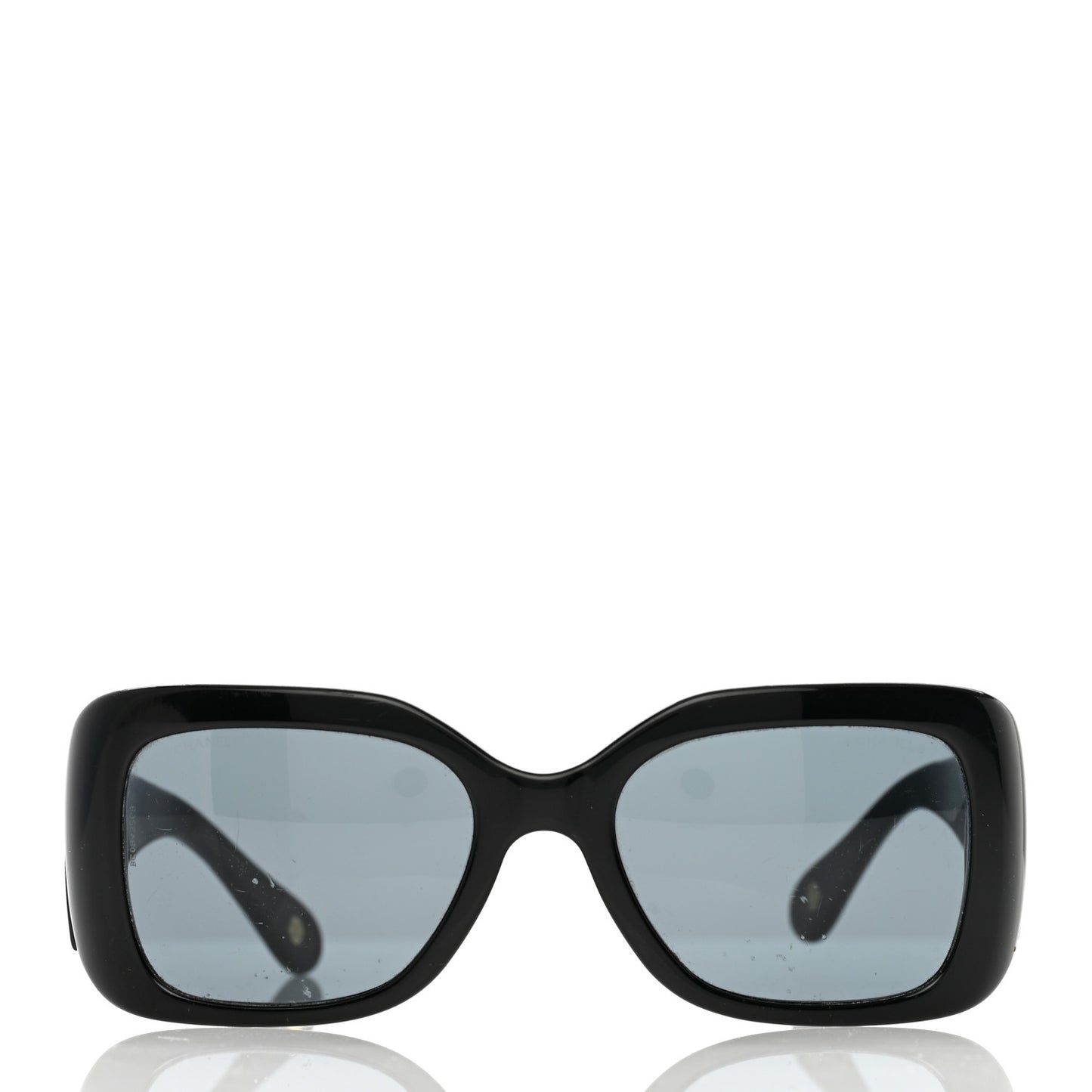 Acetate Quilted Sunglasses 5019 Black