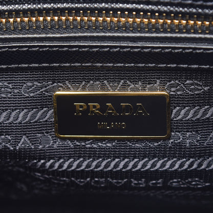 Prada Saffiano Small Galleria Double Zip Tote Black 7 of 9