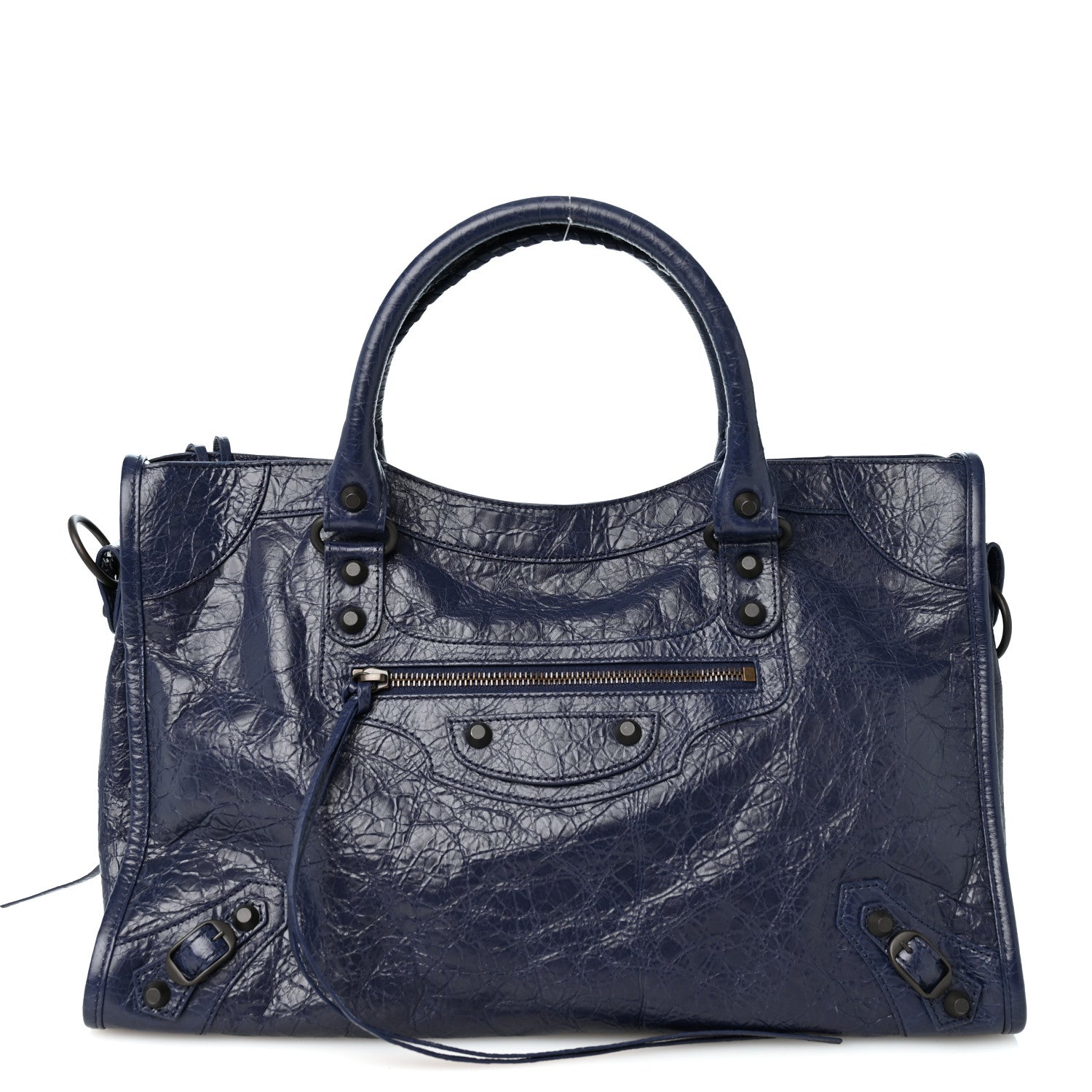 Balenciaga Agneau Arena Classic Hardware Medium Le City Dark Maree 1 of 9