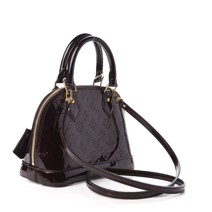 Louis Vuitton Vernis Alma BB Amarante 4 of 9