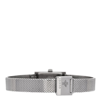 Gucci Stainless Steel 14mm Web G-Frame Quartz Watch Green 3 of 4