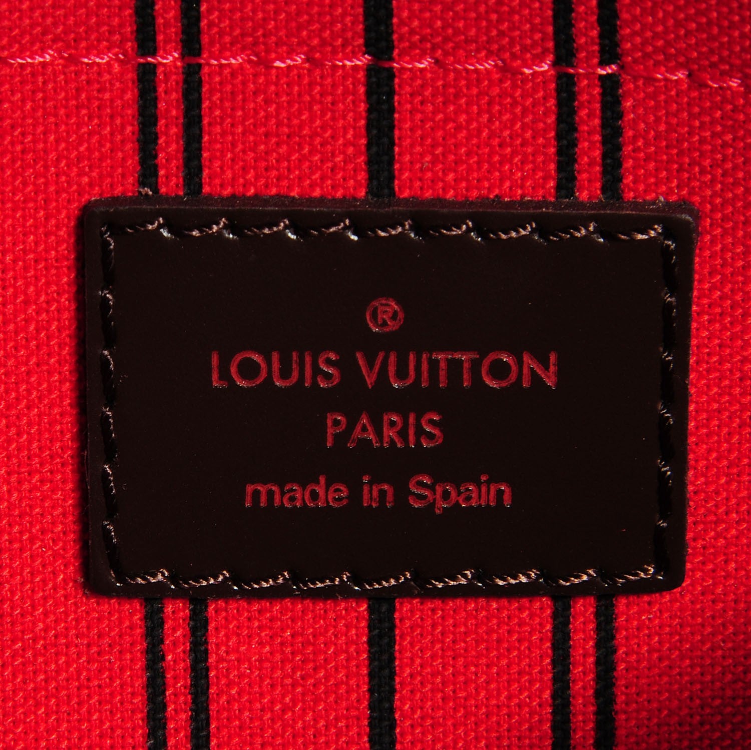 Louis Vuitton Damier Ebene Neverfull MM GM Pochette 6 of 7