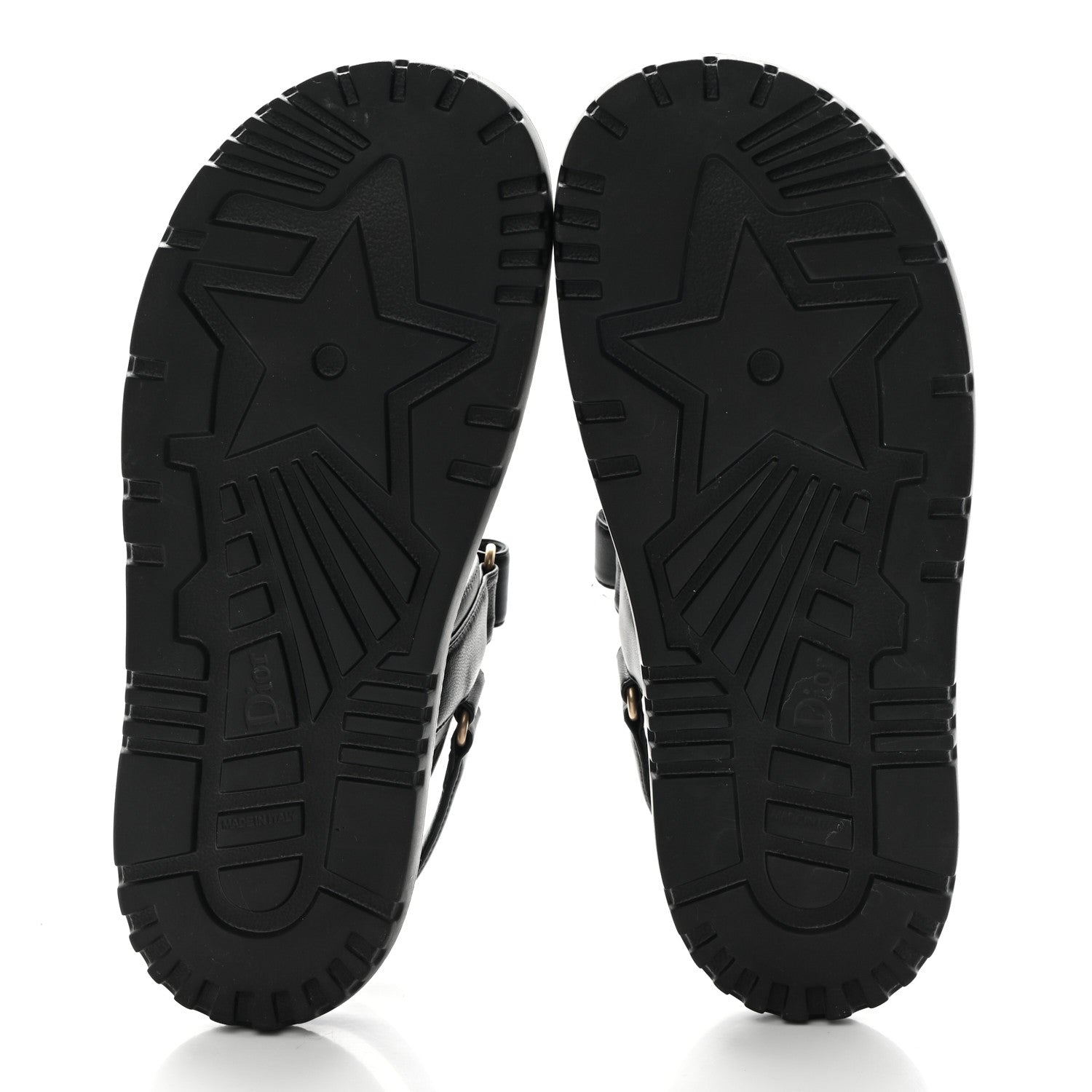 Christian Dior Lambskin Dioract 10mm Sandals 40 Black 5 of 13