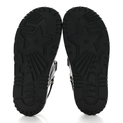 Christian Dior Lambskin Dioract 10mm Sandals 40 Black 5 of 13
