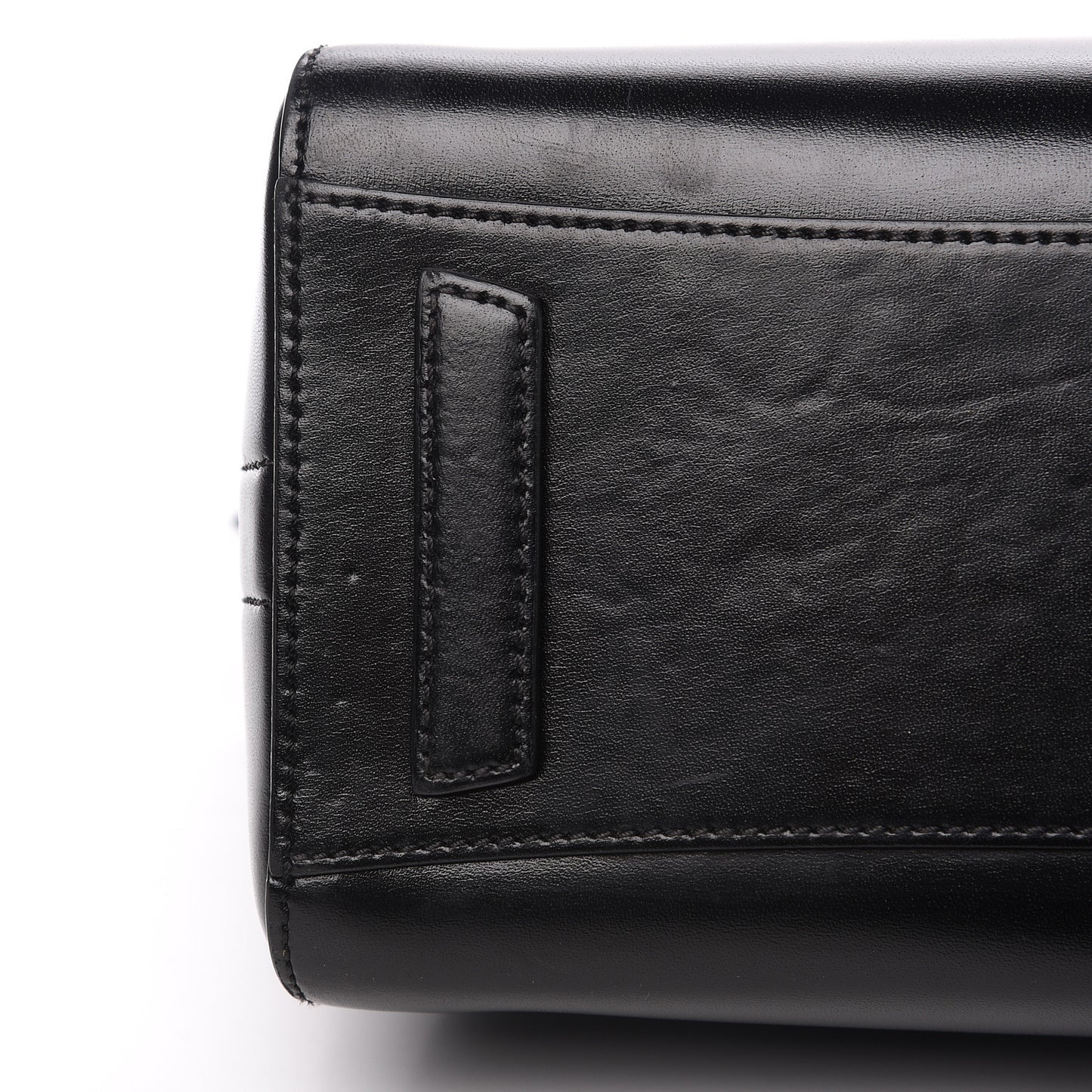 Shiny Lord Calfskin Mini Antigona Black