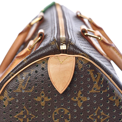 Louis Vuitton Monogram Perforated Speedy 30 Green 16 of 17