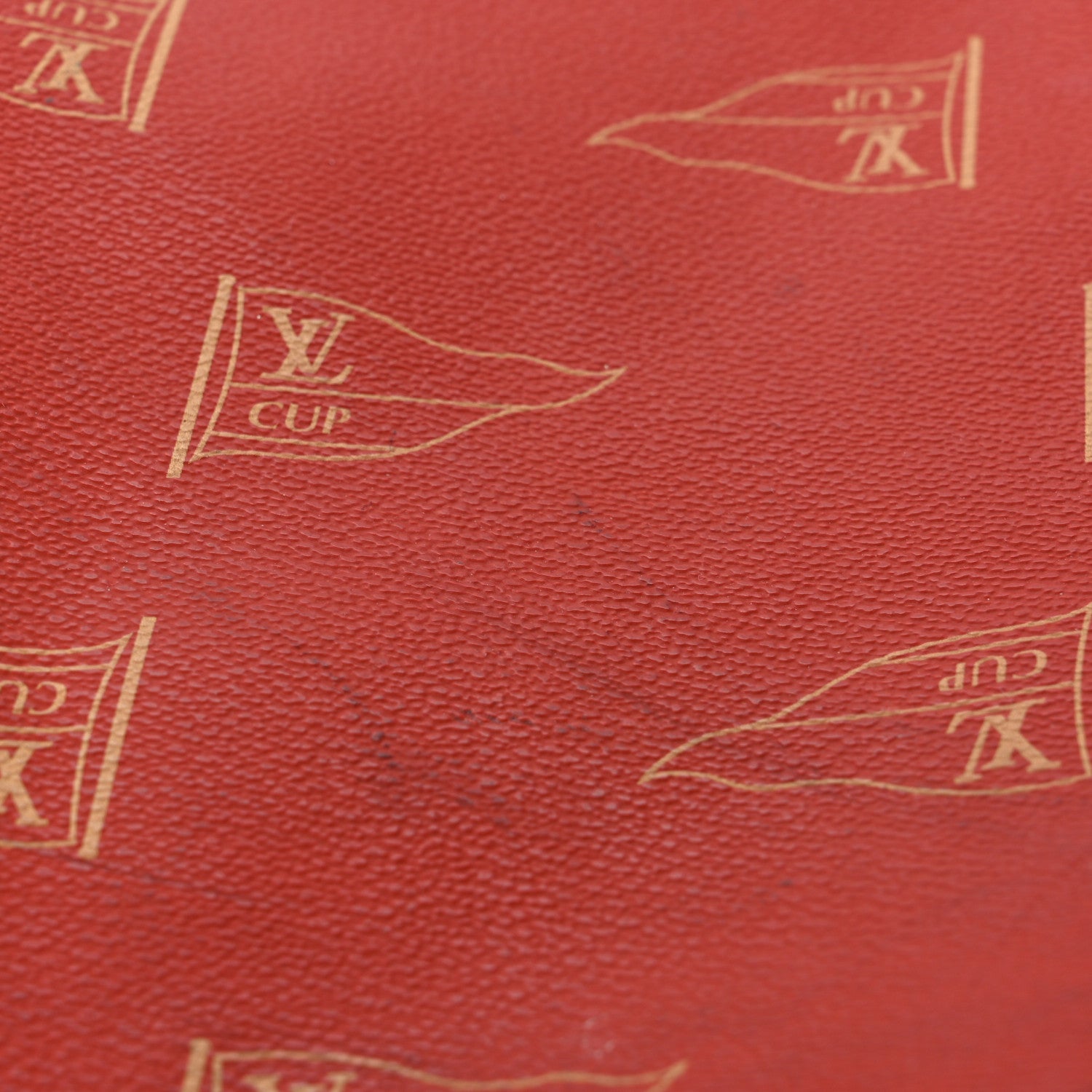 Louis Vuitton Coated Canvas Americas Cup Garment Bag Red 8 of 15