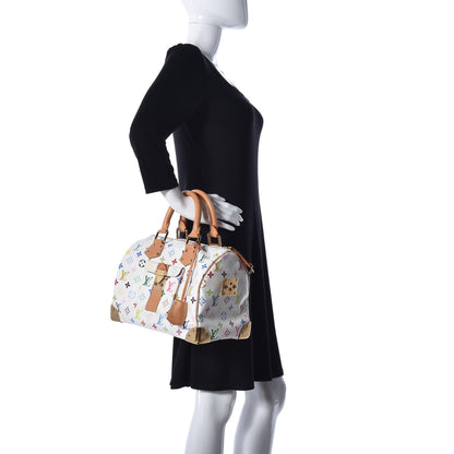 Louis Vuitton Monogram Multicolor Speedy 30 White 2 of 20