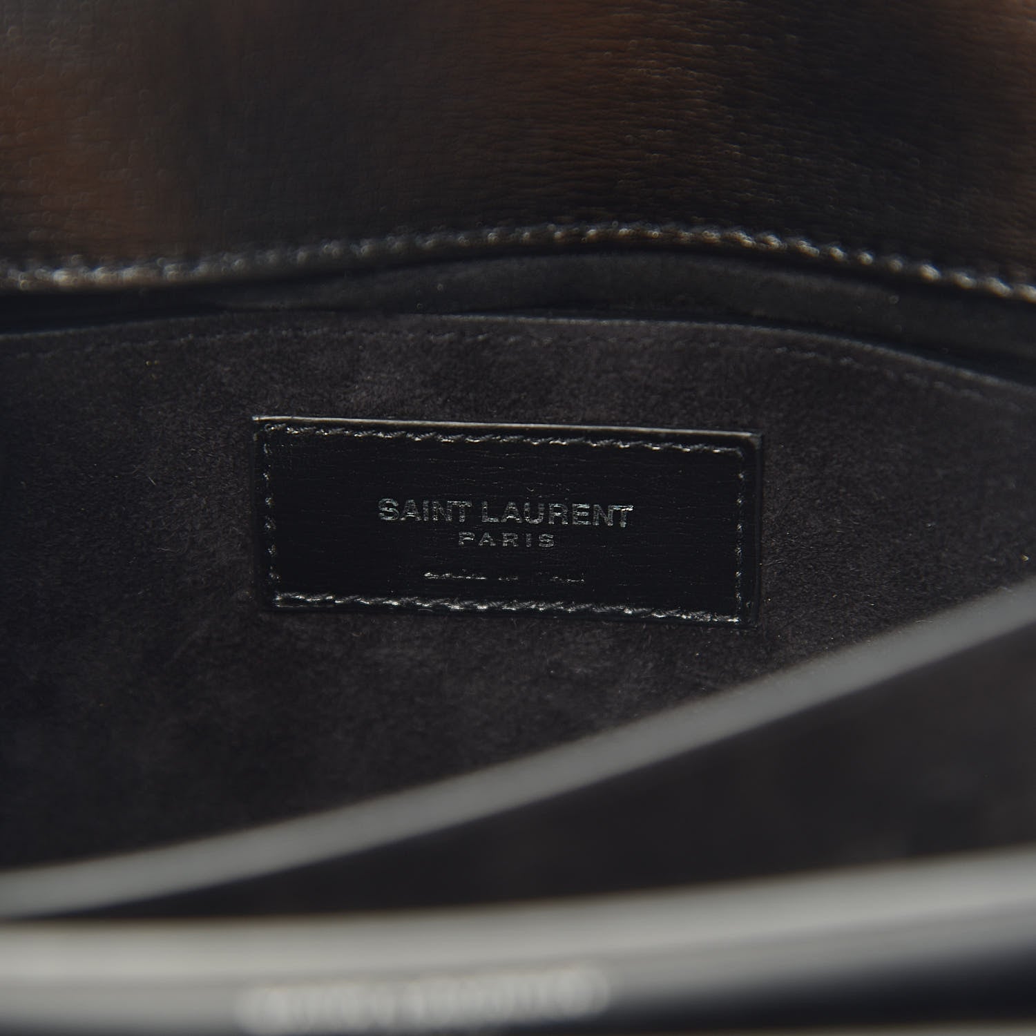 Saint Laurent Calfskin Medium Monogram Sunset Black 7 of 16