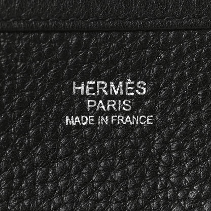 Hermes Taurillon Clemence Evelyne PM Black 6 of 8