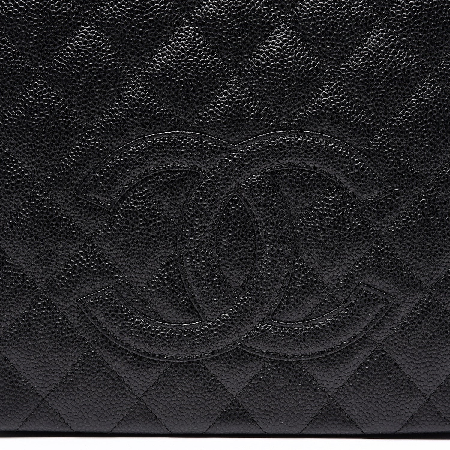Chanel Caviar Quilted Petit Shopping Tote PST Black 9 of 10