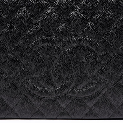 Chanel Caviar Quilted Petit Shopping Tote PST Black 9 of 10