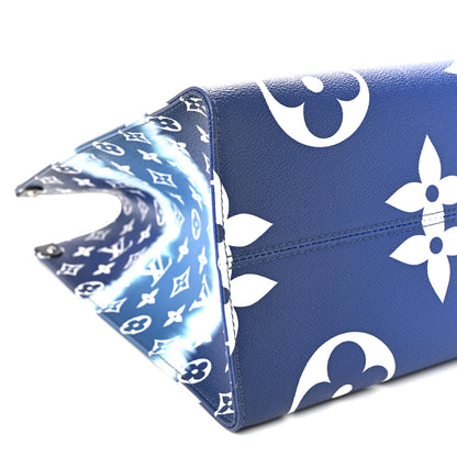 Louis Vuitton Monogram Escale Onthego GM Blue 9 of 10