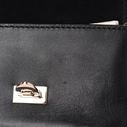 Valentino Garavani Vitello Small Rockstud Demilune Crossbody Bag Black 11 of 14