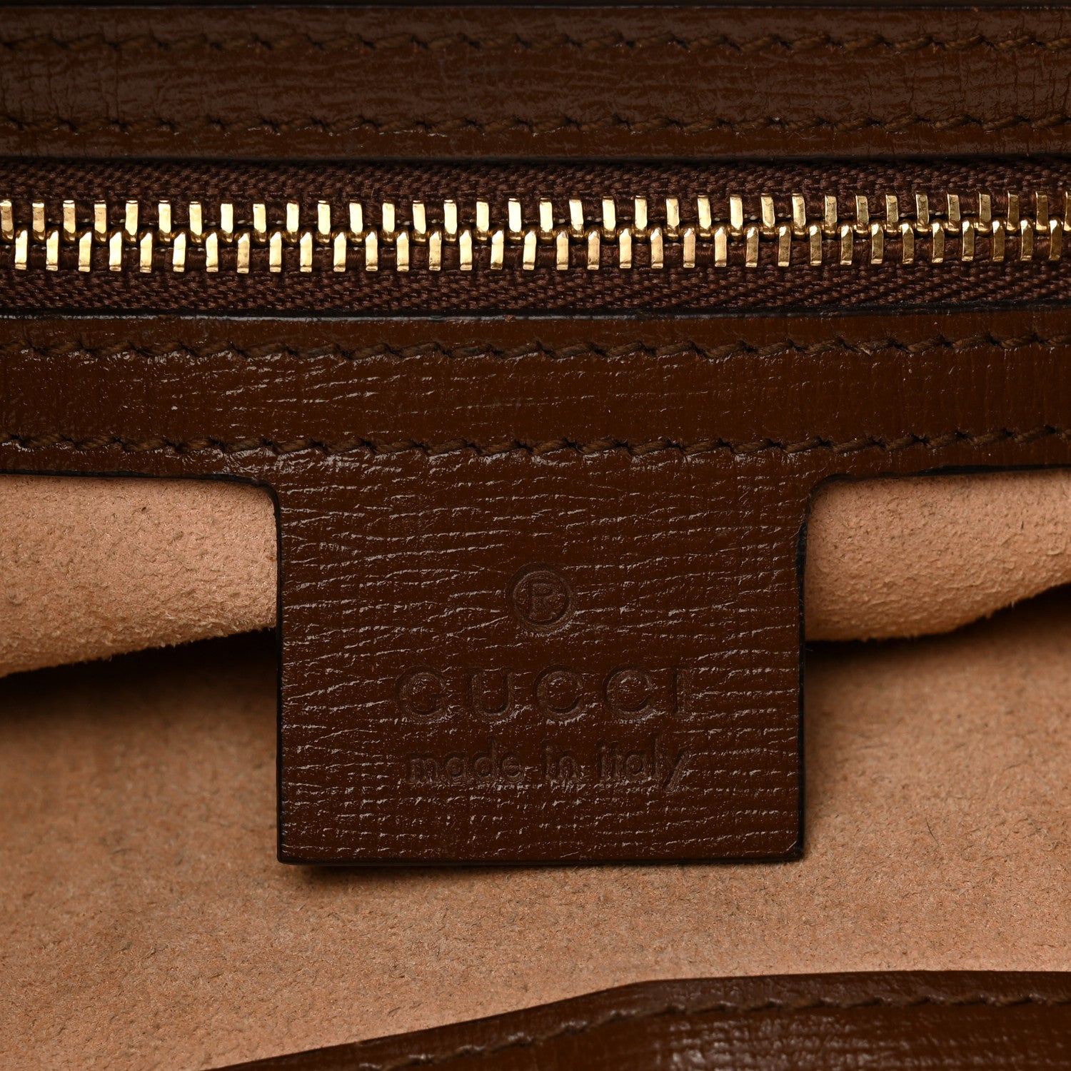 Gucci GG Supreme Monogram Azalea Calfskin Web Small Jackie 1961 Hobo Beige Ebony Brown Sugar 6 of 11