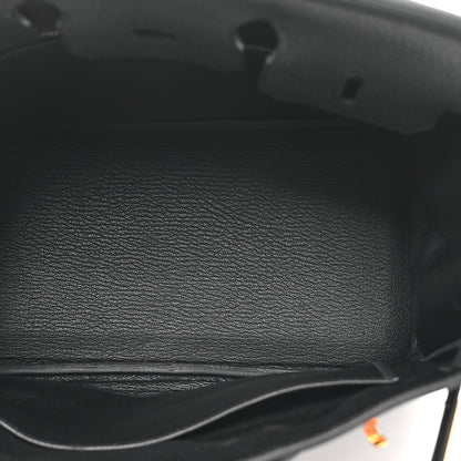 Hermes Togo Birkin 25 Black 5 of 11