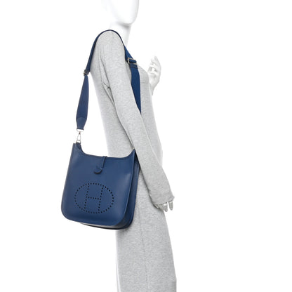 Hermes Epsom Evelyne III PM Bleu Saphir 2 of 11
