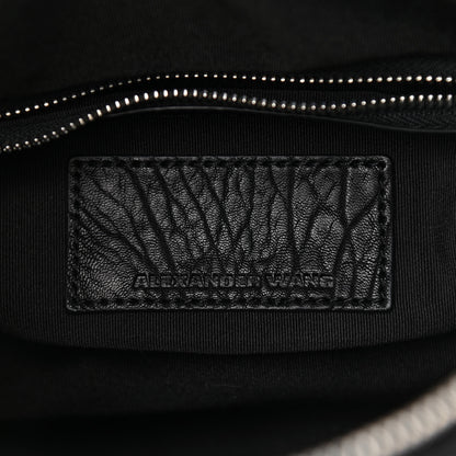 Alexander Wang Pebbled Lambskin Mini Rockie Black Rhodium Hardware 5 of 6