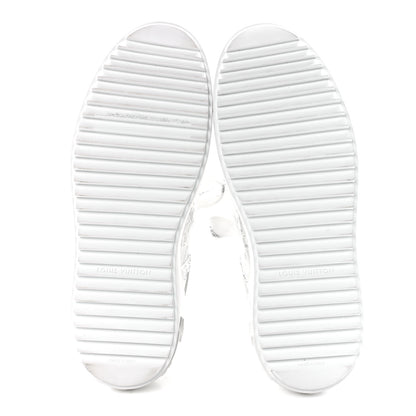 Louis Vuitton Monogram PVC Time Out Sneakers 38.5 Silver 5 of 10