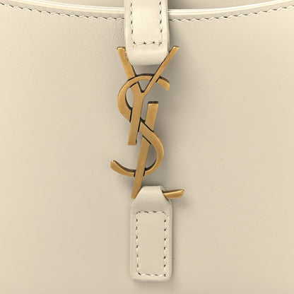Saint Laurent Smooth Calfskin Le 5 A 7 Mini Hobo Crema Soft 7 of 9