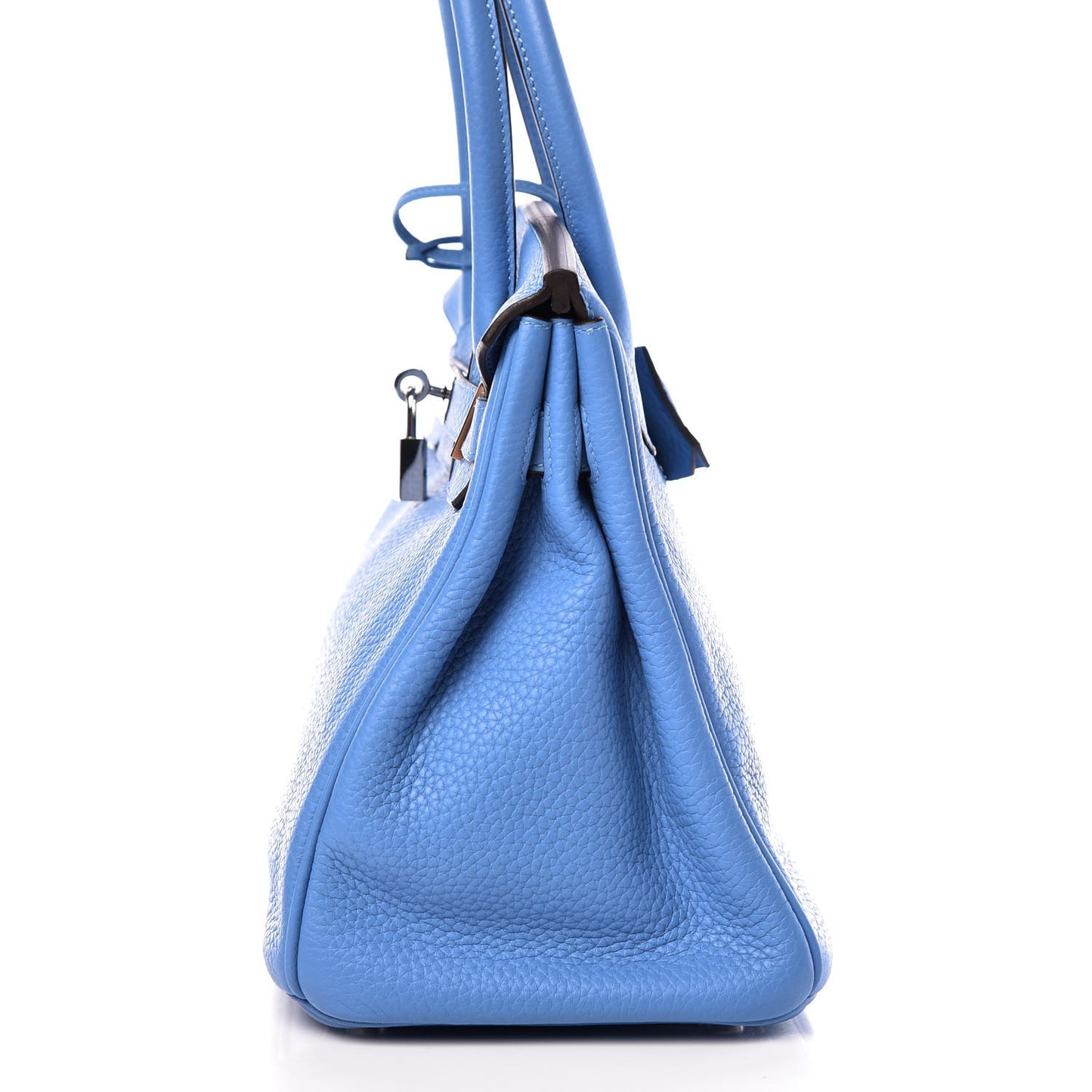 Taurillon Clemence Birkin 30 Bleu Paradis