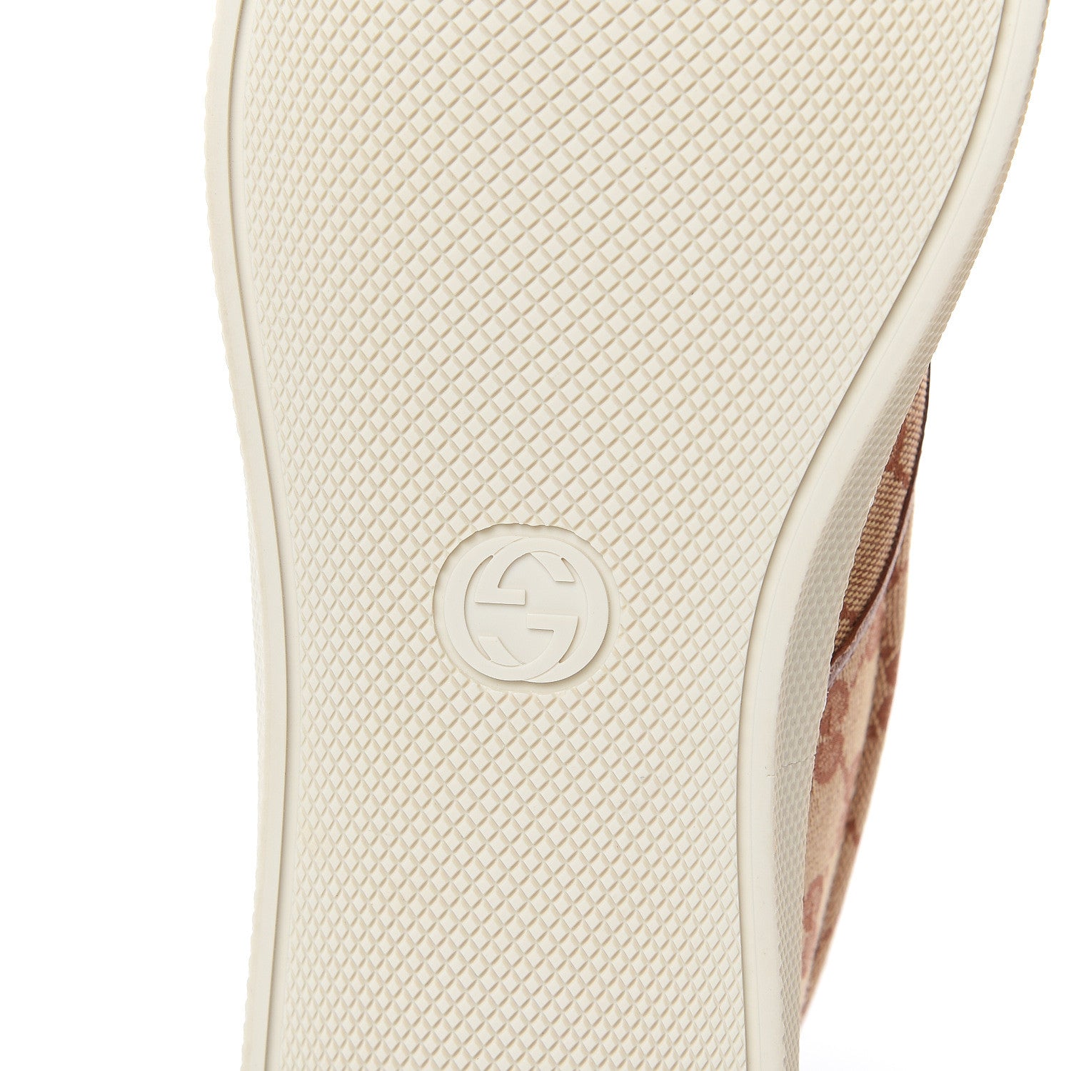 Gucci X MLB GG Monogram NY Yankees Embroidered Mens Slip On Sneakers 10 Beige Ruggine Rust 6 of 9