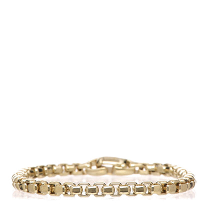 David Yurman 18K Yellow Gold 5mm Box Chain Bracelet 1 of 5