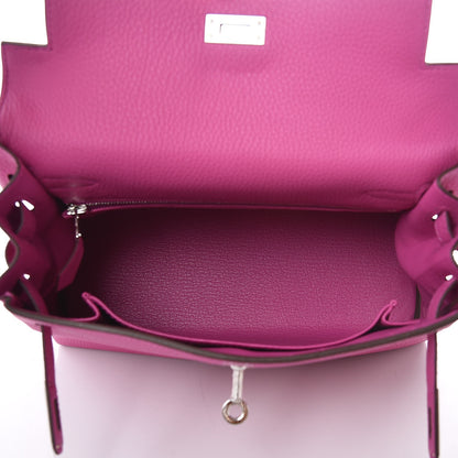 Hermes Togo Kelly Retourne 25 Magnolia 7 of 34