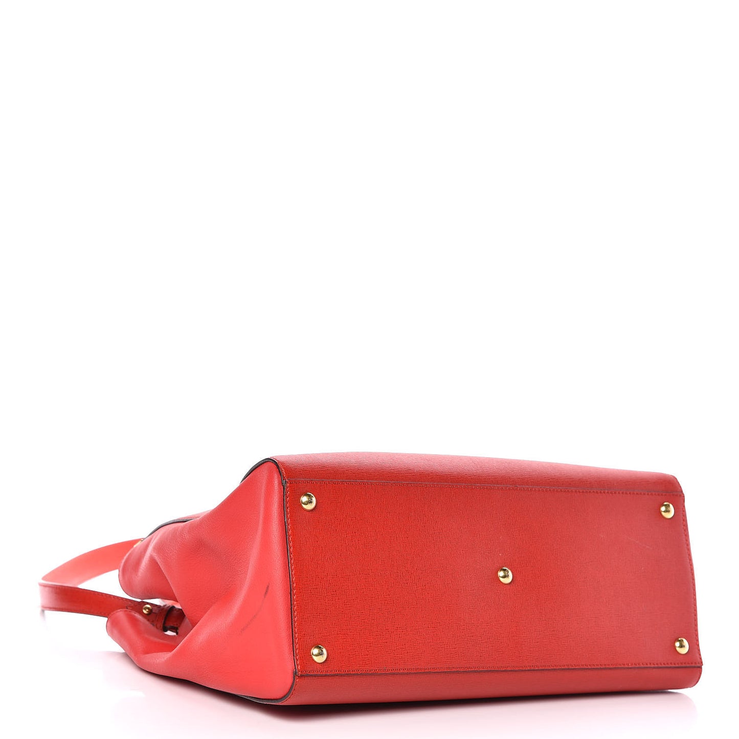 Vitello Elite Flamingo Regular 2Jours Tote Rosso Fiamma