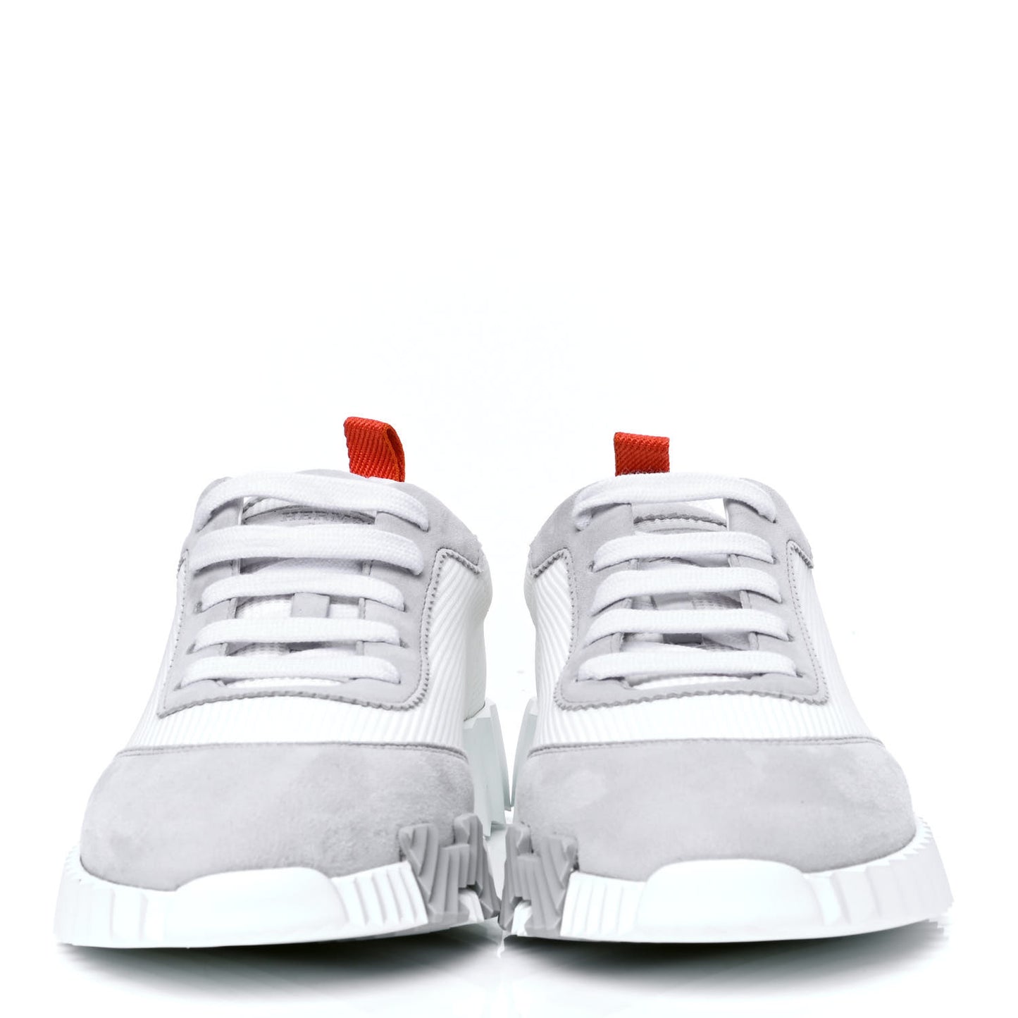 Technical Canvas Suede Bouncing Sneakers 37 White Multicolor