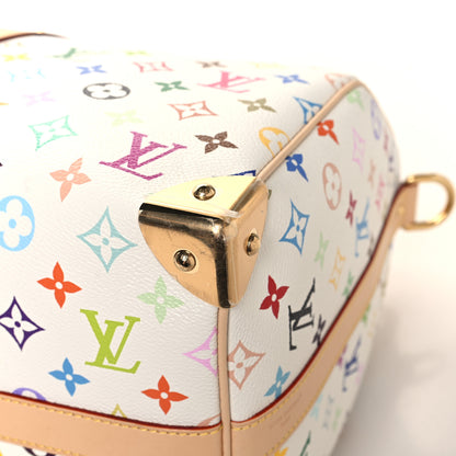 Louis Vuitton LV X TM Monogram Multicolor Keepall Bandouliere 45 White 10 of 10