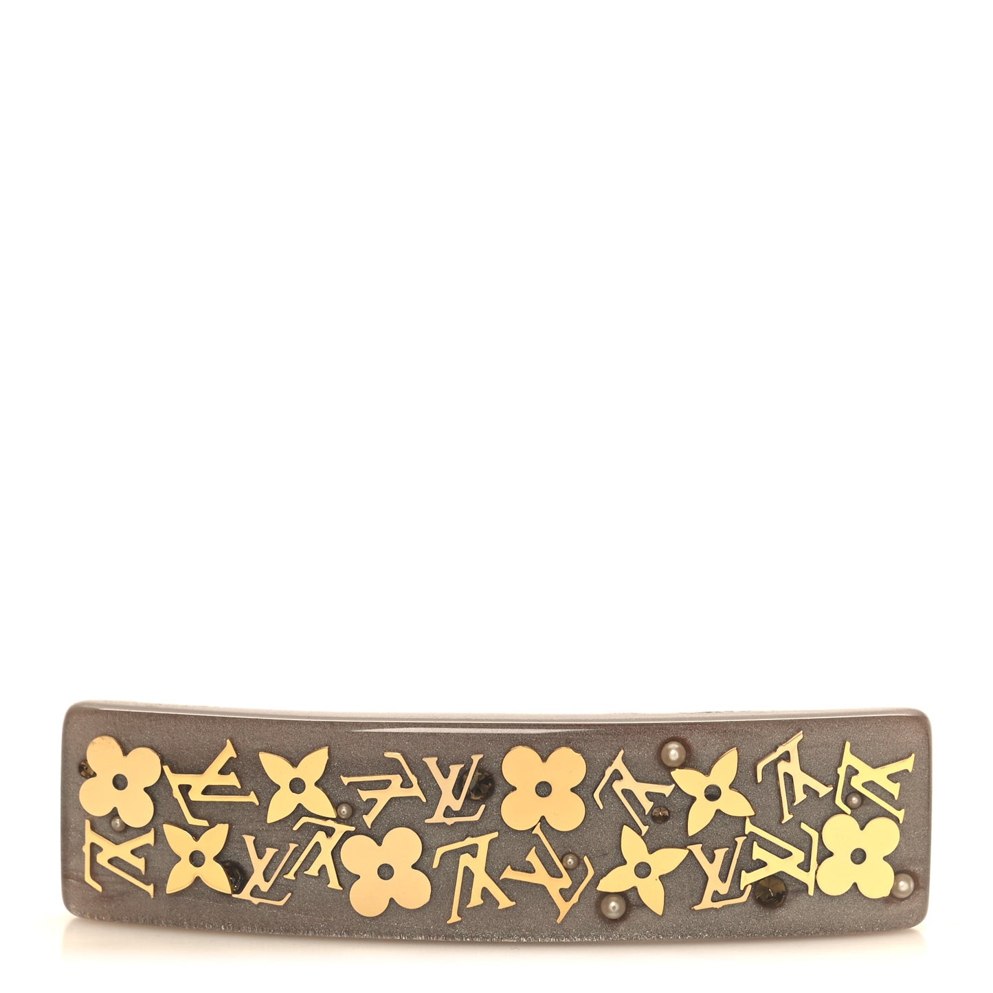 Resin Inclusion Barrette GM Grey